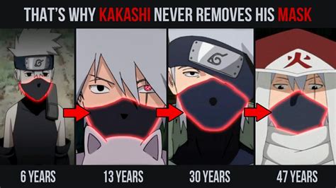 why doesn't kakashi remove his mask