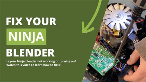 Why Doesn't My Ninja Blender Work