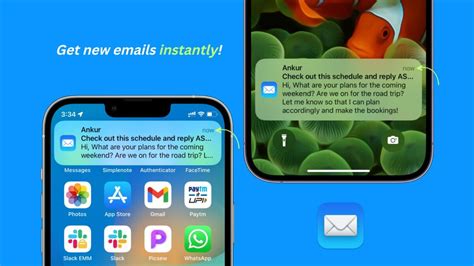 why don't i get a notification when i get an email on my iphone