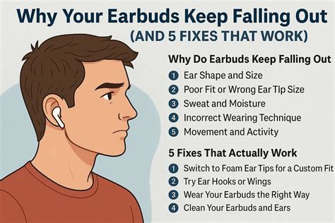 why earbuds fall out