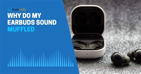 why earbuds sound muffled
