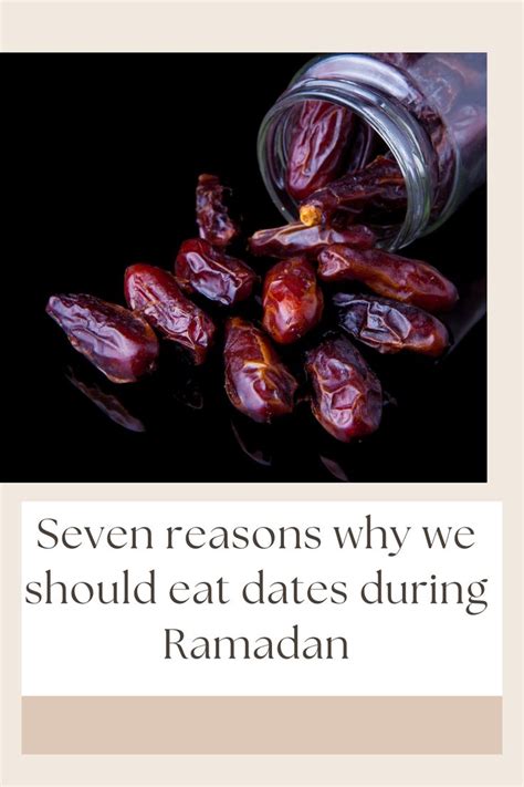 Why Eat Dates During Ramadan