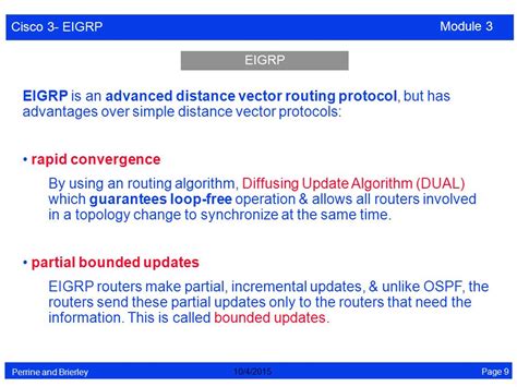 Why Eigrp Is Called Advanced Distance Vector