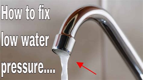 Why Faucet Has No Pressure