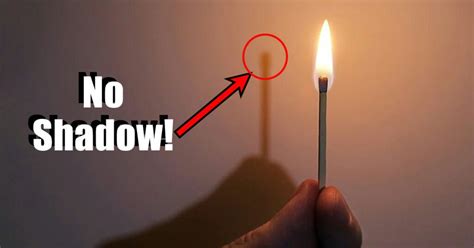 Why Flame Has No Shadow