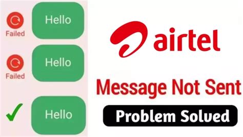 why i am not able to send sms from airtel