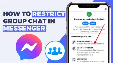 why i can't restrict group chat in messenger