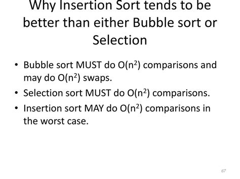 why insertion sort is better