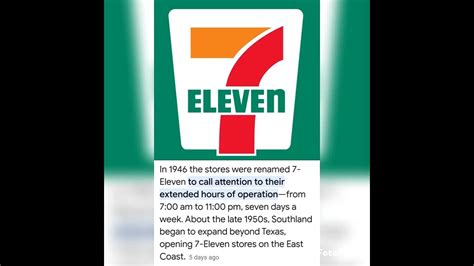 why is 7 11 called that