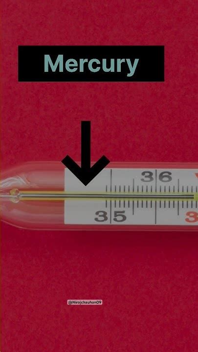 why is a mercury used in thermometer
