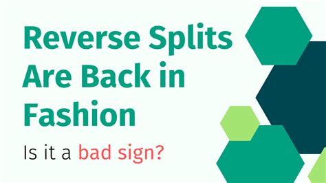 why is a reverse split bad