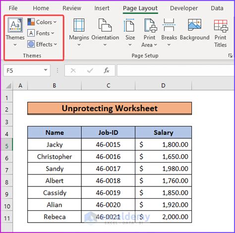 Why Is Alignment Greyed Out In Excel