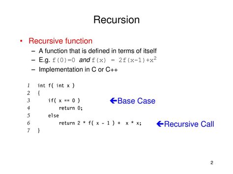 why is base case so important in a recursive function