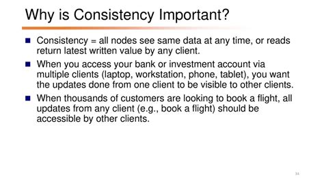 why is consistency important in data presentation
