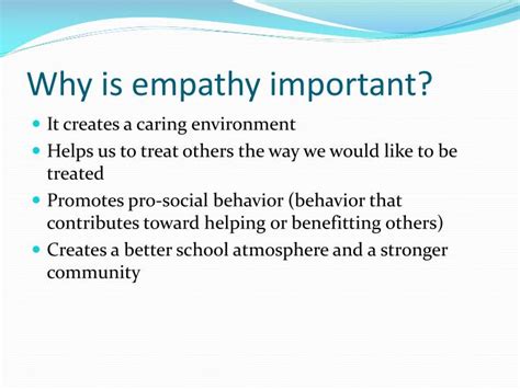 why is empathy important in a relationship