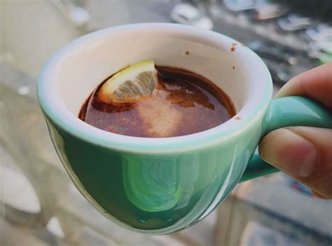 Why Is Espresso Served With Lemon