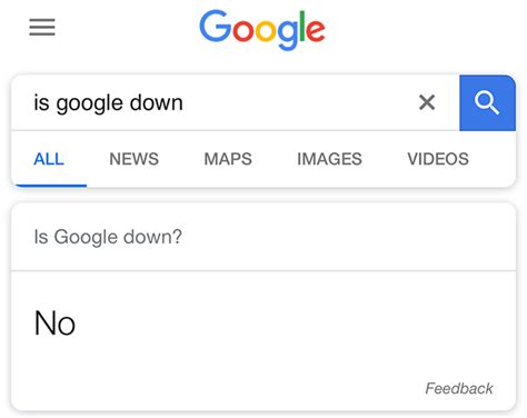 why is google down twitter