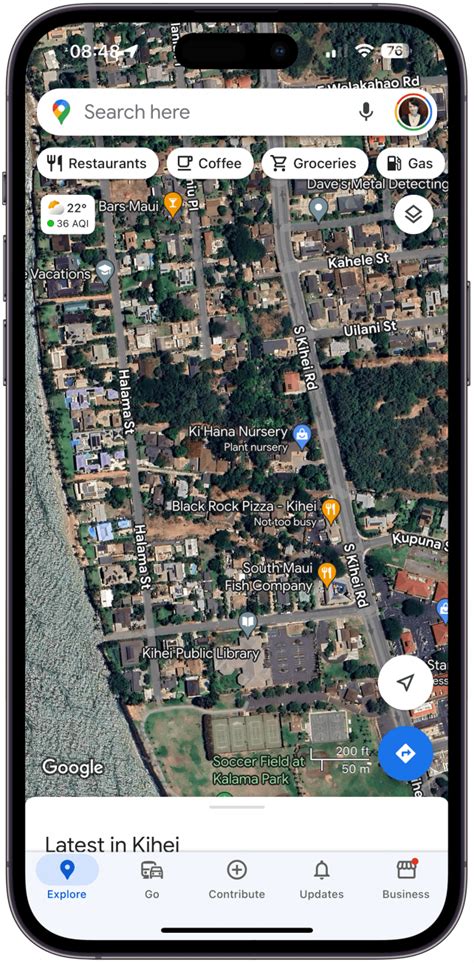 why is google maps different on iphone and android