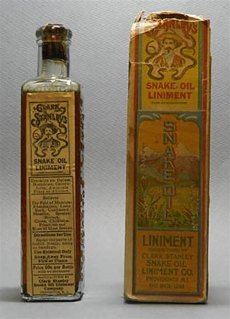 why is it called snake oil