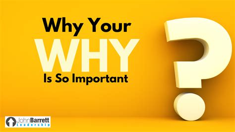 why is it important to understand the why