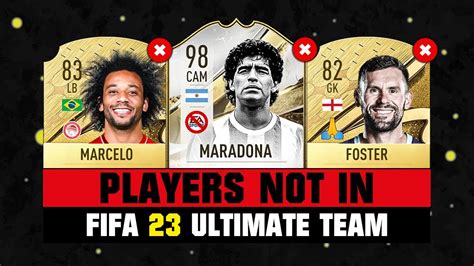 why is marcelo not in fifa 23