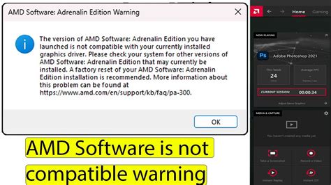 why is my amd adrenalin not opening