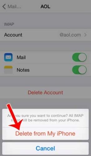 why is my aol mail not loading on iphone