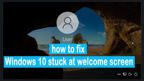 why is my computer stuck on the welcome loading screen