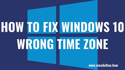 why is my computer time zone wrong