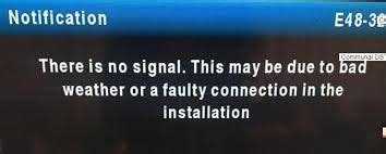 why is my decoder showing no signal