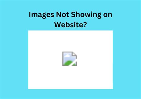 why is my image not showing in pdf