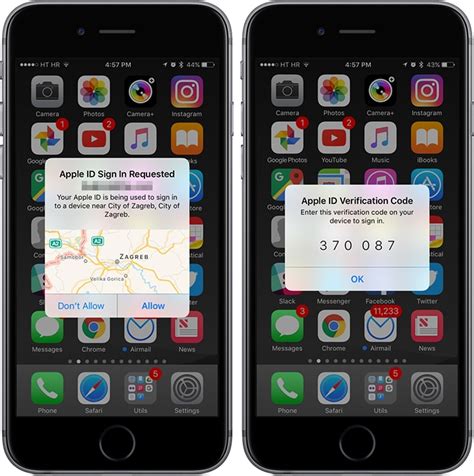why is my iphone not getting two factor authentication code