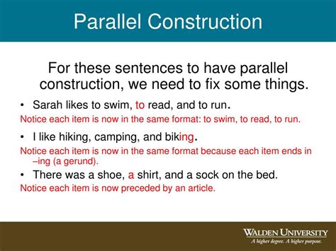 PPT Parallel Structure PowerPoint Presentation, free download ID