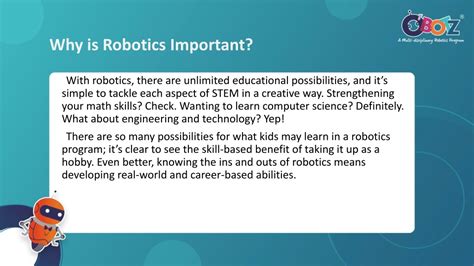 Why Is Robotics So Important