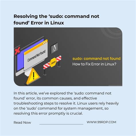 why is sudo command not working