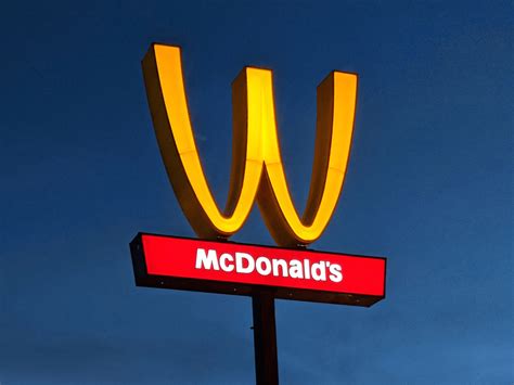 why is the mcdonald's logo upside down