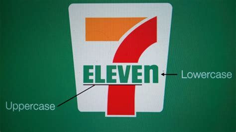 why is the n in 7-11 lowercase