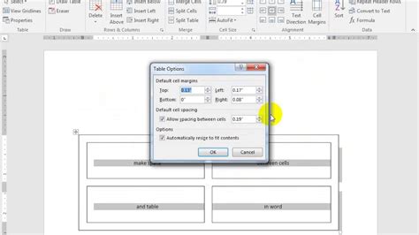 Why Is There A Gap Between Tables In Word