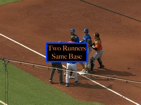 why is there a runner on second base