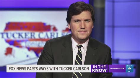why is tucker out at fox news