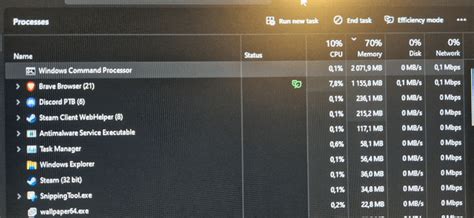 why is windows command processor running