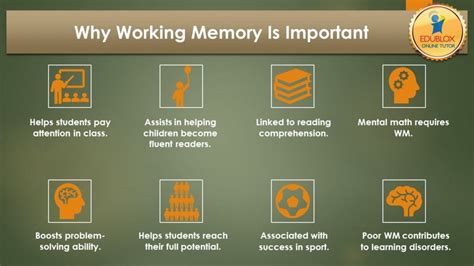 why is working memory important for learning