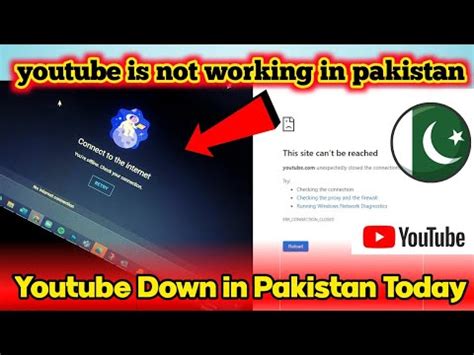 why is youtube not working in pakistan 2023