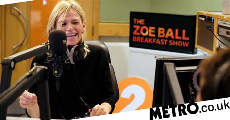 why is zoe ball not on radio 2 today