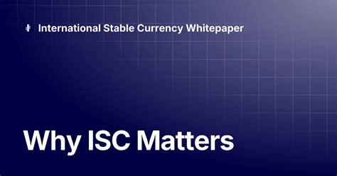 Why Choose ISC