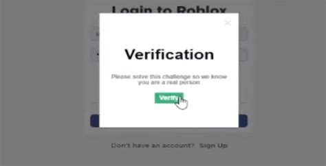 why isn't my roblox verification not working