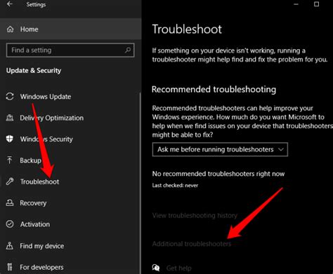 why isn't settings working on windows 10