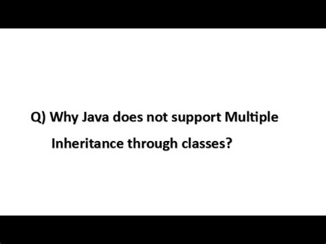 why java does not support multiple inheritance through classes