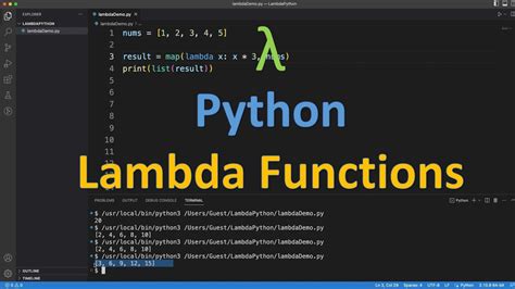 why lambda function used in python