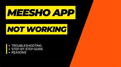This Are Why Meesho App Is Not Working Today Tips And Trick